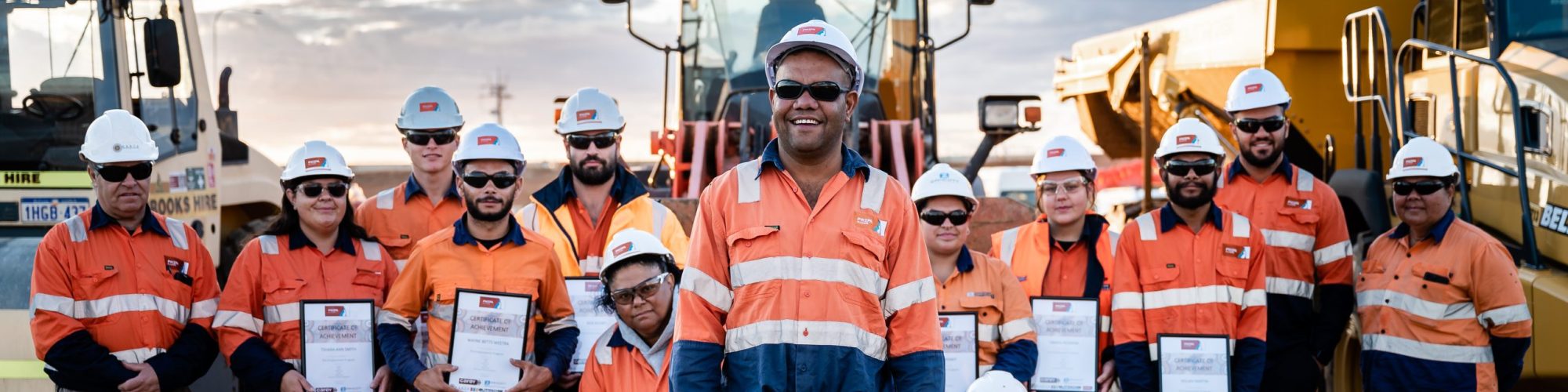Edwin Davey and Graduates at Port Wakefield Site - Mar2023