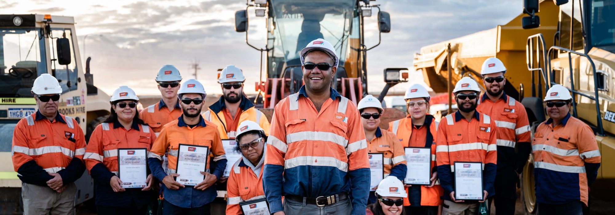 Edwin Davey and Graduates at Port Wakefield Site - Mar2023